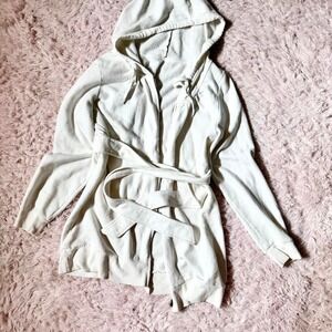 Cozy Clean Girl Minimal Sweater Weather  Southern Hooded Long Cardigan Womens XL